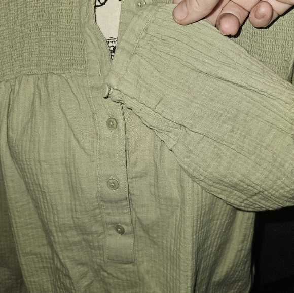 J.Crew Womans Long Sleeve Green Size XS - Picture 6 of 11